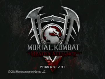 Mortal Kombat - Deadly Alliance screen shot title